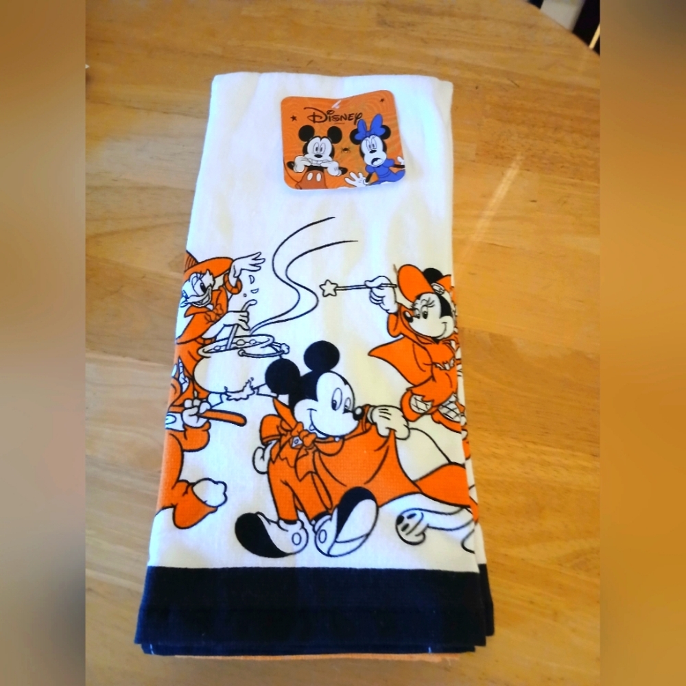 Mickey Mouse Halloween kitchen towels